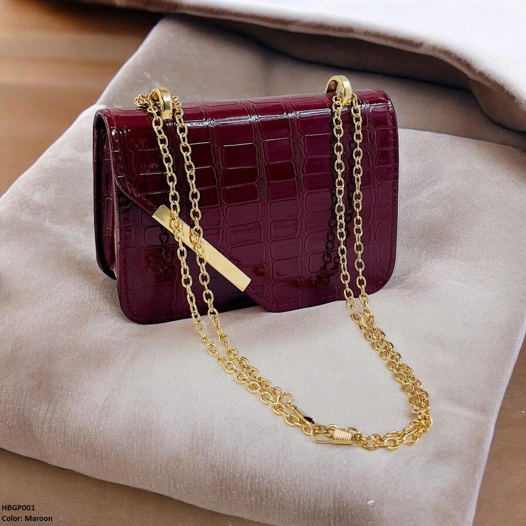 Cut Shaped Ladies Handbag