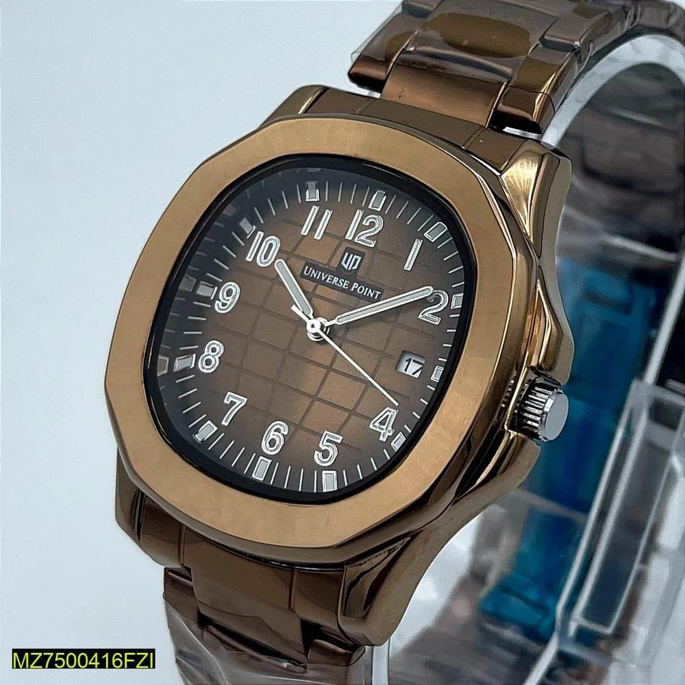Men's Casual Analogue Watch - Stainless Steel, Quartz, and Water Resistant