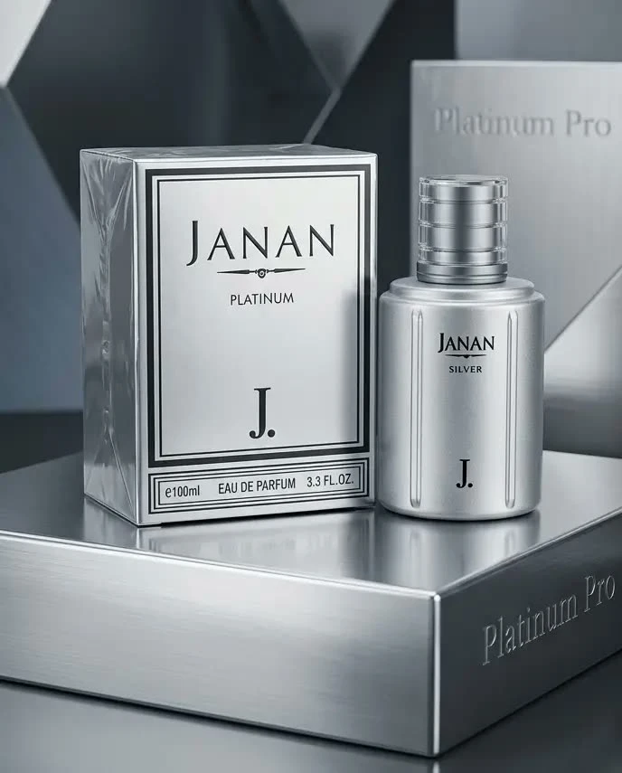 Janan Platinum Eau de Parfum for Men – 100ml (Citrus, Spice & Incense)