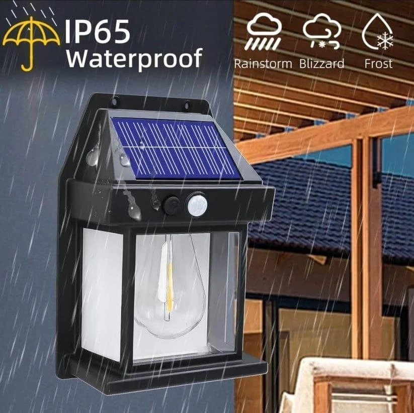 Solar Sensor Lamp Motion Activated Rechargeable ABS