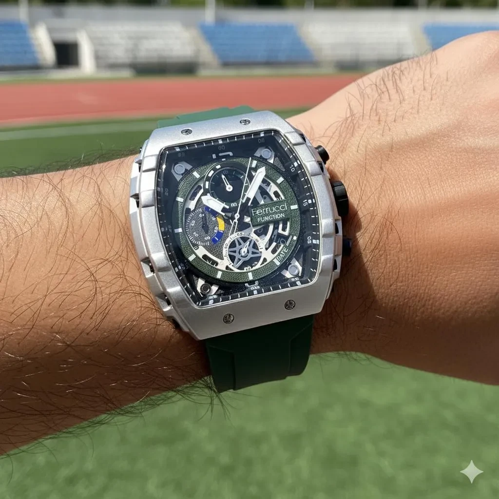 Men's Chronograph Watch, Ferrucci FUNCTION Men's Multifunction Watch